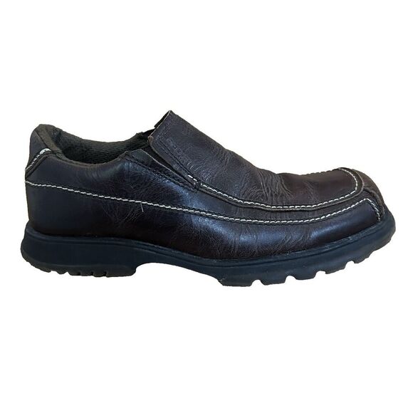 2/$30 Bed Stu Brown Distressed Leather Loafers Slip On Mens 10 Y2K 90s Vintage - Picture 2 of 15